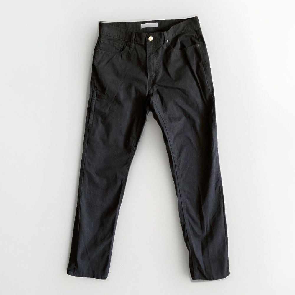 Levi's Strauss Black Pants Mens Size 32x34 Signature Gold Athletic Fit Jeans